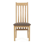 Jídelní židle, přírodní, masiv, C-2100 BR2