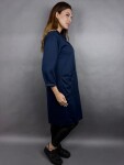 HOSH Mikinové šaty Mirela Velikost: UNI, Barva: Vínová
