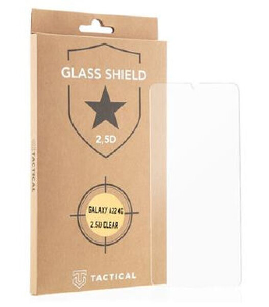 Tactical Glass Shield 2.5D sklo pro Samsung Galaxy A22 4G čirá (8596311154102)