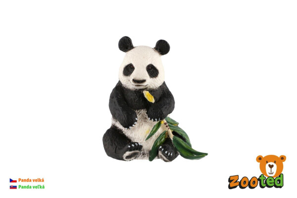 Panda velká zooted plast 8cm sáčku