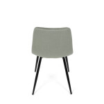 Jídelní židle, zelená, sametová látka, DCL-X7015 GRN2