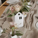 Räder Porcelánová váza Barn 20 cm, bílá barva, porcelán
