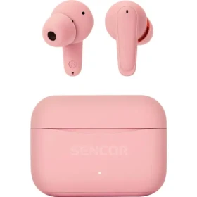 SENCOR SEP GRIM růžová / Bezdrátová sluchátka / mikrofon / Bluetooth 5.3 / ANC / dobíjecí pouzdro (8590669377046)