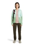 ICEBREAKER Wmns Mer 200 Realfleece Descender LS Zip H, Mint/Seaglass/Cb (vzorek) velikost: S