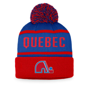 Fanatics Pánská Zimní čepice Quebec Nordiques Heritage Beanie Cuff with Pom