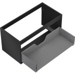 MEXEN - Box-A skříňka pro umyvadlo 90, 1 šuplík, černá mat 91AX0-0900-470-1-71