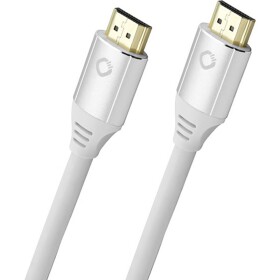 Oehlbach HDMI kabel Zástrčka HDMI-A, Zástrčka HDMI-A 2.00 m bílá D1C92491 #####8K UHD HDMI kabel