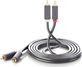 UGREEN RCA černá / Kabel / 2x RCA (Cinch) - 2x RCA (Cinch) / 5 m (UGR457BLK)