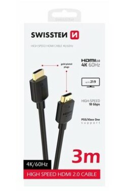 SWISSTEN Kabel HDMI HDMI 4K 60Hz