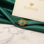 ELENYS Bold– pozlacený prsten 18K žluté zlato Velikost: Nastavitelná (52-56 mm)