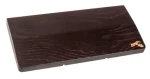 Glorious Dřevěná opěrka zápěstí k myši černá / 20 x 10 cm / pogumované dno (GV-M-DARK)
