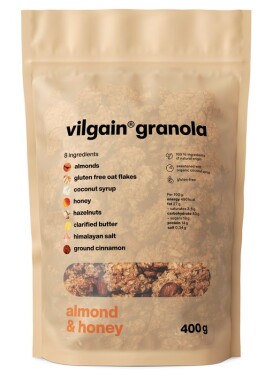 Vilgain Granola – 3× Mandle & med 400 g