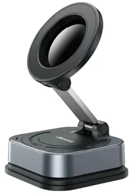 USAMS ZJ093 černá / Magnetický držák telefonu / Přísavka / Otočný 720° / MagSafe (ZJ093ZJ01)