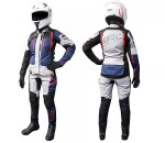 Dámské kalhoty na moto Xrc Winkle 2.0 Wtp adventure grey/black/blue - 2Xl / šedá