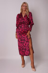 AX Paris Woman's Dress DA1604 Cerise