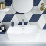 IDEAL STANDARD - Ipalyss Umyvadlo na desku, 55x38 cm, s přepadem, otvor pro baterii, Ideal Plus, bílá E2077MA