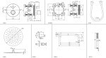 IDEAL STANDARD - CeraTherm Sprchový set s termostatem pod omítku, s tělesem, průměr 30 cm, chrom A7573AA