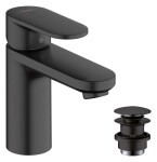 HANSGROHE - Vernis Blend Umyvadlová baterie s výpustí Push-Open, CoolStart, matná černá 71589670