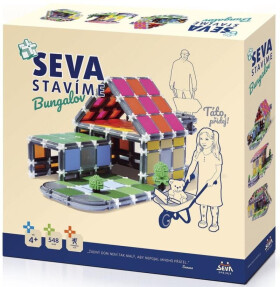 Stavebnice Seva Stavíme Bungalov, 548 dílků