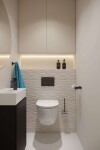 Kielle - Vega WC štětka nástěnná s držákem, matné sklo/matná černá 40518004