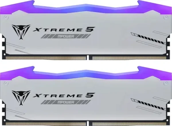 Patriot Viper Xtreme 5 RGB MPower 32GB (2x16GB) černá / DIMM DDR5 / 6400MHz / CL32 / On-Die ECC / Unbuffered (PVXR532G64C32KM)