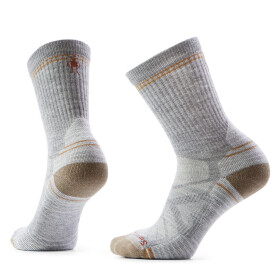 Dámské merino turistické ponožky SMARTWOOL Women's Hike Light Cushion Crew Socks, Lightgreywhite velikost: 34-37 (S)
