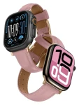 AmazingThing Class Band růžová / Kožený řemínek / Apple Watch 45/46/49 mm