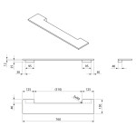 SAPHO - VISO kulaté zrcadlo s LED osvětlením a policí ø 70cm, bílá mat VS070-02