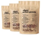 Vilgain Protein Granola – 3× Kakao a mléčná čokoláda 350 g