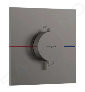 HANSGROHE - ShowerSelect Comfort Termostatická baterie pod omítku, kartáčovaný černý chrom 15574340