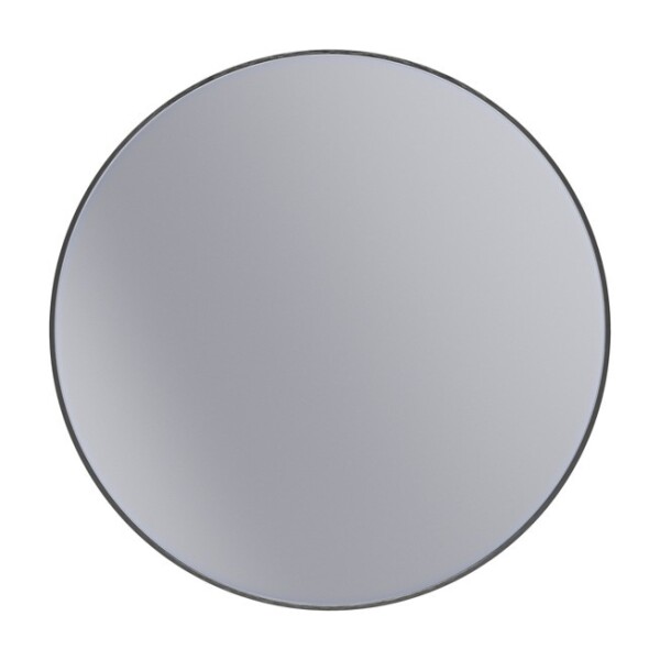 Erga Round, kulaté zrcadlo 90cm, černý rám, ERG-V01-ROUND-9090-BK