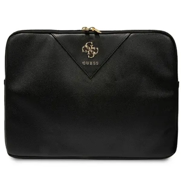 Guess PU 4G Triangle Logo Obal pro notebook 14" černá / Obal pro notebook / PU kůže (GUCS14ZPGSTEGK)