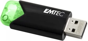 EMTEC B110 Click Easy 64GB zelená / Flash Disk / USB 3.0 / R: 20MBs / W: 10MBs (ECMMD64GB113)