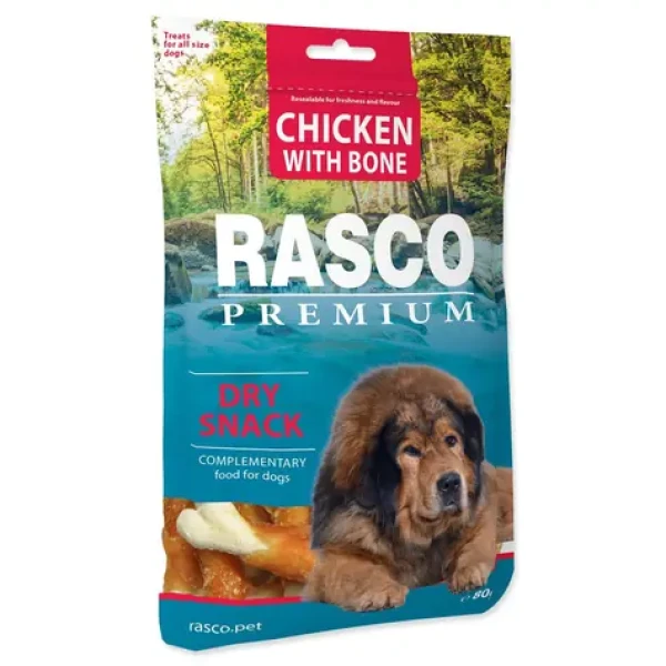 Rasco Premium kosti obalené kuřecím masem 80g (1704-17039)