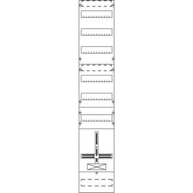 Striebel & John 2CPX054046R9999 FD19KH1 pole counter vestavné Počet modulů (šířka) = 12 Počet řádků = 5 Obsah 1 ks