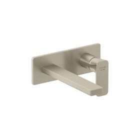 KLUDI - Renon Umyvadlová baterie pod omítku, 2-otvorová instalace, kartáčovaný nikl 42244N575