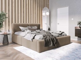 FRONTI Postel MODEL 18 180x200 OTTAWA světlehnědá - OTTAWA 6