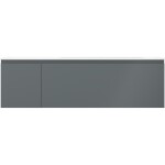MEXEN/S - Orio koupelnová skříňka 160 cm s umyvadlem Vela pravá, 1S, 1D, grafit mat/bílá mat 91A13-16047-3-BBFF66-W23P01