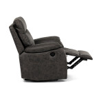 TV a relaxační křeslo s elektrickým ovládáním, potah coffee látka v dekoru vintage, 1 motor 240V