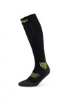 CEP dámské běžecké kompresní podkolenky 5.0 - black/lime Velikost: II (25-31 cm obvod lýtka)