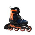 Kolečkové brusle Rollerblade MICROBLADE COMBO Midnight blue/Warm orange Velikost EUR: 36.5-40.5