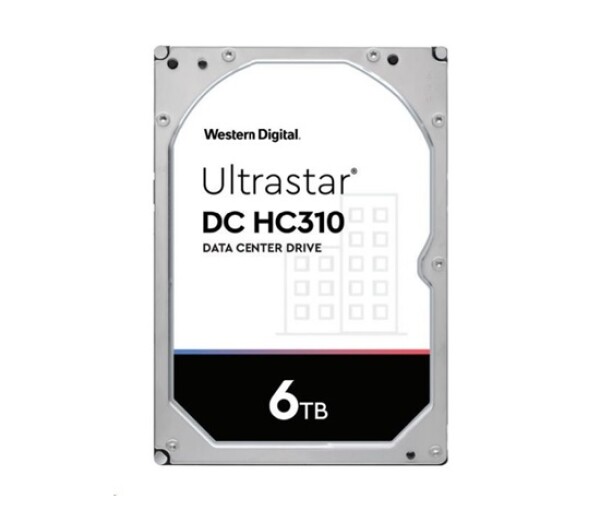 Western Digital Ultrastar® HDD 6TB (HUS726T6TAL5201) DC HC310 3.5in 26.1MM 256MB 7200RPM SAS 512E TCG P3 (GOLD SAS) EDF_129689