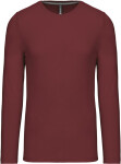 Kariban K 359 Pánské tričko s dlouhým rukávem 20.K359 wine XL