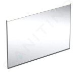 GEBERIT - Option Zrcadlo s LED osvětlením a vyhříváním, 105x70 cm, matná černá 502.784.14.1