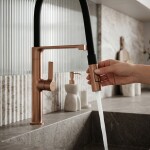 REA - Kuchyňská baterie Lago Brush Copper REA-B9337