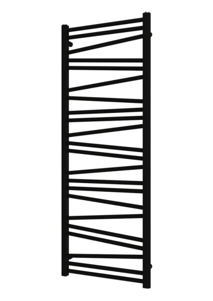 Radiátor kombinovaný SAT Lilon 133,5x50 cm černá matná SATRALI1335500BL SATRALI1335500BL