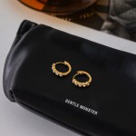 ELENYS Perlisse – pozlacené náušnice 18K žluté zlato