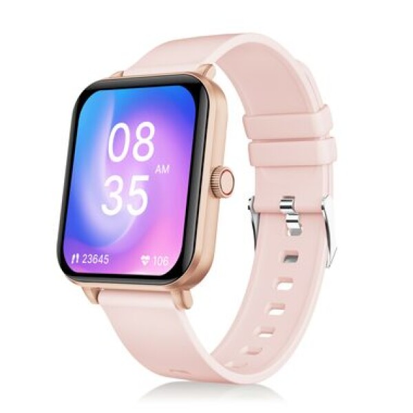 Niceboy Watch Lite 4 růžová / Chytré hodinky / 1.83" IPS / Bluetooth 5.3 / IP67 (watch-lite-4-rose)