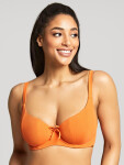 Dámský horní díl plavek Golden Hour Scoop Bikini SW1624 Oranžová Panache Oranžová