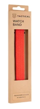 Tactical 768 Pletený Převlékací Řemínek pro Watch 38 40mm vel. XL červená (8596311138560)